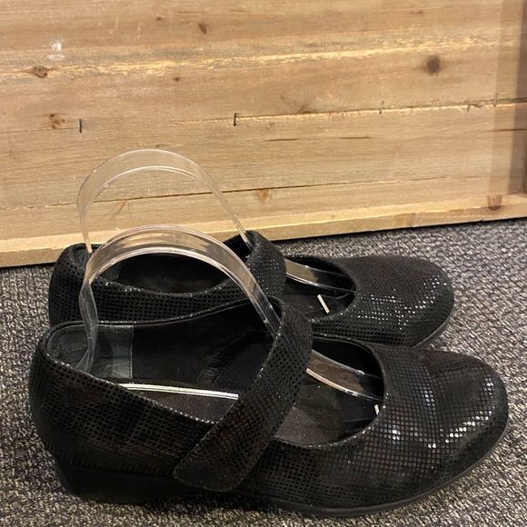 Abeo black wedge, Mary Jane style, Ella - Picture 1 of 10